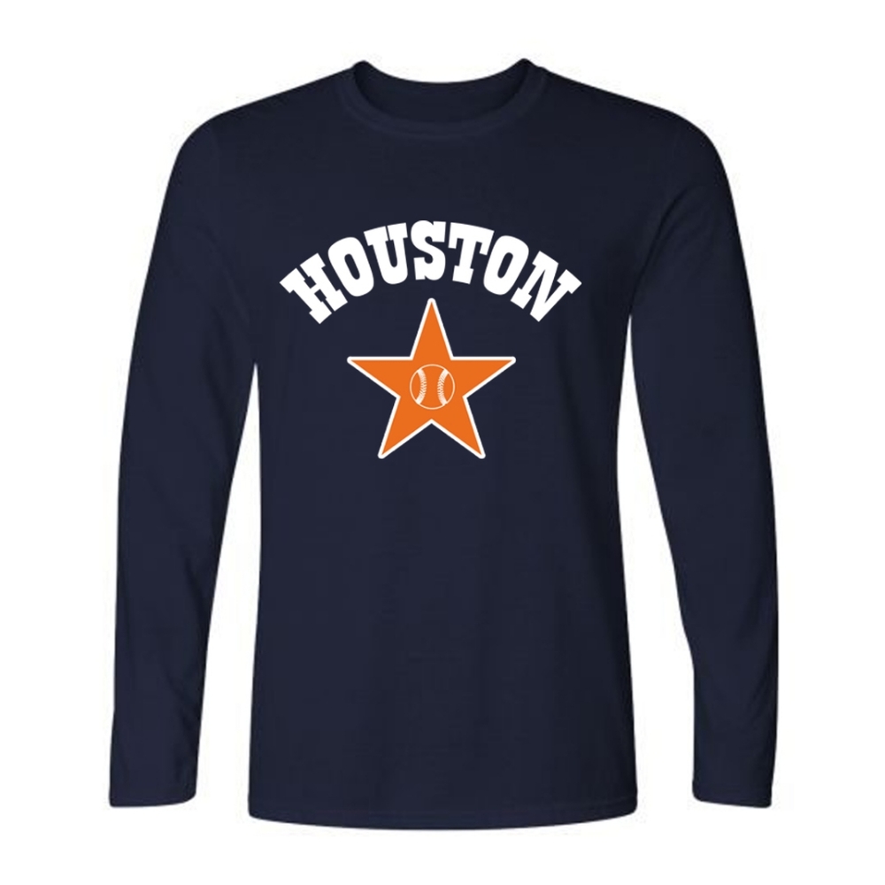 Houston Baseball Design T-Shirt for Men and Women